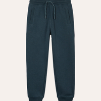 Calça jogger infantil de moletom azul