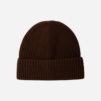 Gorro masculino texturizado marrom