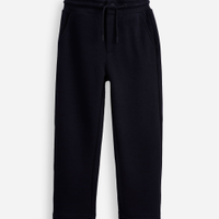 Calça reta infantil de algodão piquet azul