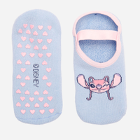 Meia infantil sapatilha angel azul