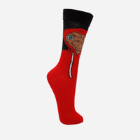 Meia cano longo masculino filme et vermelho