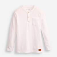 Blusa infantil gola padre texturizada off white