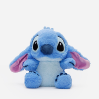 Mochila infantil de pelúcia stitch azul