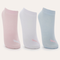 Kit de 3 meias soquete infantil puma colorido