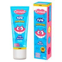 Pasta de dente carmed com fluor fini dentadura 70g