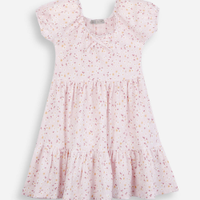 Vestido infantil 3 marias liberty lilás