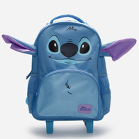 Mochila infantil de rodinha stitch azul