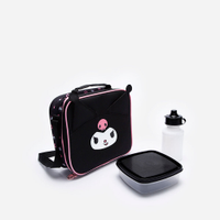 Lancheira infantil kuromi preta