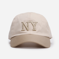 Boné bicolor nyc - bege