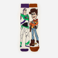 Meia cano longo toy story colorida