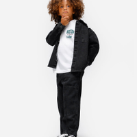 Calça jeans infantil skater preta