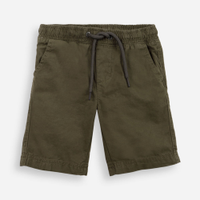 Bermuda infantil sarja verde