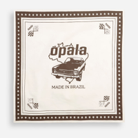 Lenço de algodão chevrolet opala off white