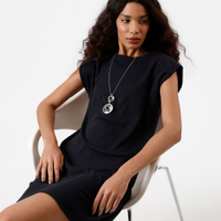 Vestido muscle curto feminino básico preto