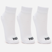 Kit de 3 meias masculinas cano curto puma branca