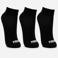 Kit de 3 meias masculinas cano curto puma preta