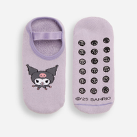 Meia sapatilha infantil antiderrapante hello kitty lilás