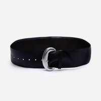 Cinto faixa com fivela preto