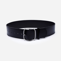 Cinto com fivela quadrada mindset preto
