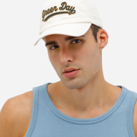 Boné masculino aba curva com bordado aplicado green day off white