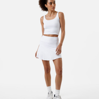 Short saia esportivo feminino branco