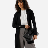 Cardigan feminino de tricot preto