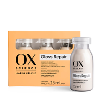 Kit ox science mari maria dose concentrada gloss repair 15ml
