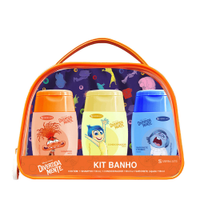 Kit de banho divertidamente com necessaire