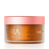 Geleia corporal aura beauty radiante iluminadora desodorante corporal aurora shine 200g