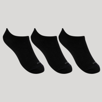 Kit de 3 Meias Masculina Lupo Cano Baixo Preto
