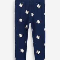 Legging infantil hello kitty azul