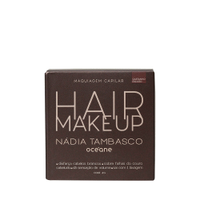 Maquiagem capilar océane by nádia tambasco hair makeup castanho escuro
