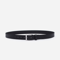 Cinto social masculino liso preto
