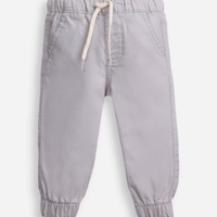 Calça infantil sarja jogger cinza