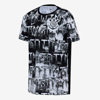 Camiseta Corinthians Nike 2026 Pré-Jogo Infantil