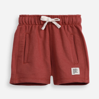 Bermuda infantil moletinho vermelho