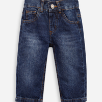 Calça infantil jeans ballon azul