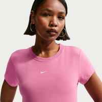 Camiseta Feminina Sportswear Chill Knit Cropped - Preto