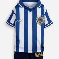 Conjunto esportivo infantil listrado azul