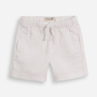 Bermuda infantil de viscolinho branco