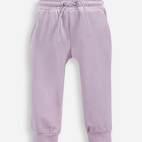 Calça jogger infantil de push lilás