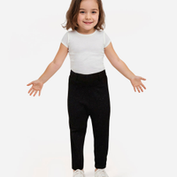 Calça Infantil Legging com Brilho preta