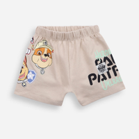 Short infantil de algodão patrulha canina bege