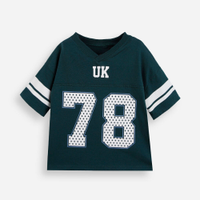 Camiseta infantil futebol americano verde