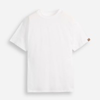 Camiseta oversized juvenil de algodão básica off white