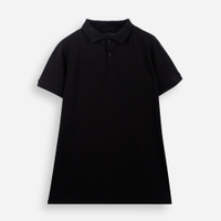 Polo juvenil básica preta