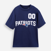Camiseta juvenil nfl patriots azul