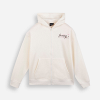 Jaqueta oversized juvenil de moletom com capuz snoopy off white