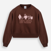 Blusão de moletom infantil hello kitty marrom