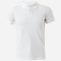 Polo juvenil básica off white